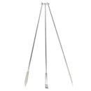 3Pcs Stainless Steel Micro Medicine Spoon Micro Spoon Spatula, 22cm Length