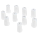 10 Pieces Rubber Stopper Lab Tapered Plugs for Flask Test Tubes Lab Supplies 8-12mm