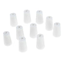 10 Pieces Rubber Stopper Lab Tapered Plugs for Flask Test Tubes Lab Supplies 8-12mm