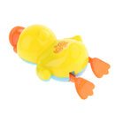 Cute Plastic Wind Up Swimming Yellow Duck Kids Baby Bathing Time Water Toy Early Learning