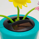 Solar Powered Flower Insect Shaking Doll Flip Flap Toy Home Decor Car Ornament Flowerpot Butterfly and Sunflower