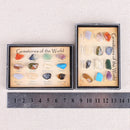 Rock & Mineral Collection Educational Geology Science Toy for Kids Adults - Pack of 15