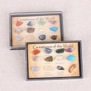 Rock & Mineral Collection Educational Geology Science Toy for Kids Adults - Pack of 15