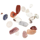 Rock and Mineral Collection Geology Gem Kit in Clear Case, Kids Earth Science Toys - Mixed Minerals