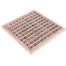 Wooden Montessori Hundred Board Math Materials Preschool Educational Learning Toys for Kids Children