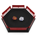 Hexagonal Rapidity Fight Combat Stadium Plate Character Toy Black