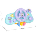 Kids Steering Wheel with Lights, Horn, Music and Sound Educational Toy Turn and Learn Driver Pretend Games