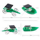 2-in-1 Solar Powered Car & Boat DIY Blocks Electronics Circuits Kits Physical Experiment Kids Educational Toy
