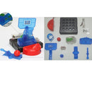 125-in-1 Electronics Blocks Kits - Lab Basic Circuit Learning Optics Acoustic Magnetics Exploration Students Physics Practice