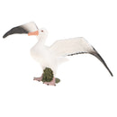 Plastic Realistic Seagull Bird Model Wildlife Jungle Forest Ocean Animals Action Figure Toys Pet Playset, Eduactional Toys Kids Toddler Collectibles