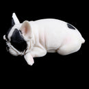 Plastic Realistic Wildlife Jungle Forest Ocean Animals - Sleeping French Bulldog Dog Puppy Action Figure Pet Eduactional Toys Kids Collectibles