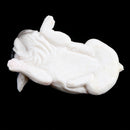 Plastic Realistic Wildlife Jungle Forest Ocean Animals - Sleeping French Bulldog Dog Puppy Action Figure Pet Eduactional Toys Kids Collectibles