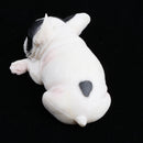 Plastic Realistic Wildlife Jungle Forest Ocean Animals - Sleeping French Bulldog Dog Puppy Action Figure Pet Eduactional Toys Kids Collectibles