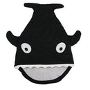 2-4 Years Newborn Infant Baby Cute Shark Sleeping Bag Toddler Wrap Swaddle Dress Up Photography Prop -120CM Black