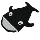 2-4 Years Newborn Infant Baby Cute Shark Sleeping Bag Toddler Wrap Swaddle Dress Up Photography Prop -120CM Black