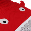 1-2 Years Newborn Infant Baby Cute Shark Sleeping Bag Toddler Wrap Swaddle Dress Up Photography Prop -100CM Red