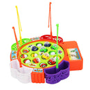 Kids Fishing Game Musical Electric Fishing Toy with 15 Fishes, Xmas Gift