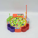 Kids Fishing Game Musical Electric Fishing Toy with 15 Fishes, Xmas Gift