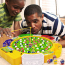 Kids Fishing Game Musical Electric Fishing Toy with 15 Fishes, Xmas Gift