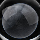 80mm Moon Glass Crystal Ball Photography Photo Props Home Office Decor