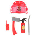 5PCS Pretend Play Fire Chief Role Playing Tool Hat Set Fancy Dress Accessories Kids Toy Educational