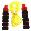 PVC Jump Rope Cardio Jumping Rope Skipping Ropes Sports Workout Exercise Toy for Men Women Children - Yellow