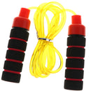 PVC Jump Rope Cardio Jumping Rope Skipping Ropes Sports Workout Exercise Toy for Men Women Children - Yellow