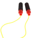 PVC Jump Rope Cardio Jumping Rope Skipping Ropes Sports Workout Exercise Toy for Men Women Children - Yellow