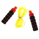 PVC Jump Rope Cardio Jumping Rope Skipping Ropes Sports Workout Exercise Toy for Men Women Children - Yellow