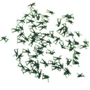 200 Pieces 2cm Realistically Battlefield Plastic Toy Soldier Figures Army Men Model Accessories - Army Green