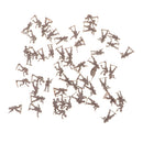 200pcs/lots 2cm Army Men Toy Soldiers Action Figures for Army Sand Scene Battlefield Model Playset - Beige