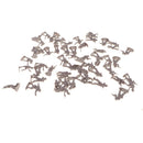 200pcs/lots 2cm Army Men Toy Soldiers Action Figures for Army Sand Scene Battlefield Model Playset - Beige
