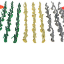 200 Pieces 2cm Realistically Battlefield Plastic Toy Soldier Figures Army Men Model Accessories - Mixed Color