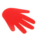 Plastic Hand Print Sensory Training Massage Equipment Kids Outdoor Game Exercise Toy - Red