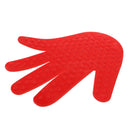Plastic Hand Print Sensory Training Massage Equipment Kids Outdoor Game Exercise Toy - Red