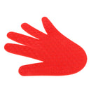 Plastic Hand Print Sensory Training Massage Equipment Kids Outdoor Game Exercise Toy - Red