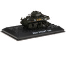 1:72 Scale WWII American M5A1 Stuart-1944 Tank Destroyer Deicast Army Model Collection Toy Showcase Display