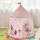 116x11x123cm Foldable Pop Up India Teepee Castle Tent Ball Pit Play Indoor & Outdoor Playhouse Toy Â–Horse