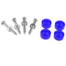 1 Pair Safety Nonslip Handle Mounting Hardware Screw Kits Playset Kids Garden Park Gymnastics Toy Blue