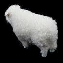 Realistic Cute Faux Fur Animal Model Figures DIY Home Decor Crafts Collection Toy - Standing Sheep
