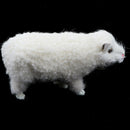 Realistic Cute Faux Fur Animal Model Figures DIY Home Decor Crafts Collection Toy - Standing Sheep