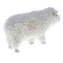 Realistic Cute Faux Fur Animal Model Figures DIY Home Decor Crafts Collection Toy - Standing Sheep