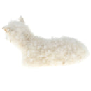 Realistic Cute Faux Fur Animal Model Figures DIY Home Decor Crafts Collection Toy - Lying Sheep