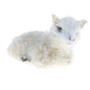 Realistic Cute Faux Fur Animal Model Figures DIY Home Decor Crafts Collection Toy - Lying Sheep