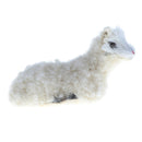 Realistic Cute Faux Fur Animal Model Figures DIY Home Decor Crafts Collection Toy - Lying Sheep