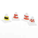 56 pieces Kids Block Street Traffic Signs Kid Children's Educational Toy for Traffic Knowledge Learning Car & Train Scenery Playset Gift