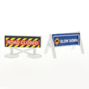 18 pieces Kids Block Street Traffic Signs Kid Children's Educational Toy for Traffic Knowledge Learning Car & Train Scenery Playset Gift