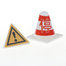 18 pieces Kids Block Street Traffic Signs Kid Children's Educational Toy for Traffic Knowledge Learning Car & Train Playset Gift