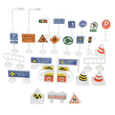 Children's Educational Toys Plastic Traffic Parking Road Street Safety Sign