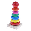 4PCS Wooden Educational Toy - Musical Xylophone/ Bead Maze/ Stacking Ring Tower/ Twisty Caterpillar Set for Baby Children Gift